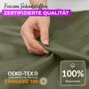 EllaTex Renforcé Bettwäsche 200x200 + 2x 80x80 cm Baumwolle Produktbild-Vorschau 5