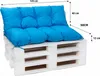 Palettenkissen Set Blau - Sitzkissen 120×50 cm & Produktbild-Vorschau 2