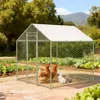 Hühnerstall Hühnerhaus Geflügelstall 2x2x2m Freilaufgehege Produktbild-Vorschau 3