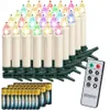 DEUBA® LED Weihnachtsbaumkerzen Kabellos 30er Set Bunt mit Produktbild-Vorschau 9