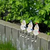 3x Hühner Deko Gartendeko Für Draußen Figuren, Huhn Produktbild-Vorschau 4