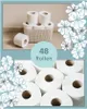 Glücksblatt Toilettenpapier KLASSISCH WEISS, 3-lagig, 48 Produktbild-Vorschau 3
