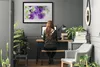 Bild 100x70 MDF-Rahmen Wandkunst Blumen Pflanzen Natur Produktbild-Vorschau 3