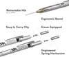 4er Set MozArt Supplies Druckbleistift mit Radiergummis & Produktbild-Vorschau 5