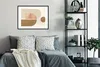 MuchoWow® Gerahmtes Poster Kunst - Abstrakt - Rosa 80x60 cm Produktbild-Vorschau 2