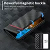 Hülle für Samsung Galaxy S23+ Kohlefaser Leder Brieftasche Produktbild-Vorschau 4