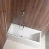 Aqualine VILMA badwandafscheiding, 600 mm, chroom, helder Productafbeelding-voorbeeld 1