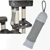 Katzen Kratzsack Klettersack grau 40 cm Produktbild-Vorschau 4