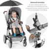 REER Kinderwagen-Sonnenschirm ShineSafe schwarz Náhľad obrázku produktu 7