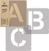 Alphabet Malschablonen Set 42 Stück, 5 cm Buchstaben & Produktbild-Vorschau 1