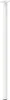 Tarrox Tischbein rund Ø 30 x 900 mm, weiß Produktbild-Vorschau 2