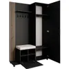 Garderobenschrank LIVIA – Garderoben-Set mit Spiegel und Produktbild-Vorschau 3