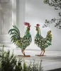 Dehner Dekofigur Hahn, handgefertigte Gartenfigur, Produktbild-Vorschau 3