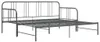 vidaXL Rozkladacia pohovka Grey Metal 90x200 cm Náhľad obrázku produktu 4