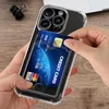 kwmobile Hülle mit Kartenfach kompatibel mit Apple iPhone Produktbild-Vorschau 5