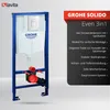 GROHE Vorwandelement Solido + Wand Hänge WC Salto Weiß Produktbild-Vorschau 3
