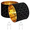VEVOR paralume a tamburo 33x33x25 cm (alto x basso x alto), Anteprima dell’immagine prodotto 2