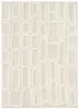 Tapiso Kurzflorteppich RELIEVO 3D geometrisch creme Flur Produktbild-Vorschau 2