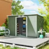 Záhradný domček Outsunny - s posuvnými dverami - oceľový - Náhľad obrázku produktu 2