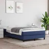 vidaXL Boxspringbettgestell Blau 120x200 cm Stoff Produktbild-Vorschau 2
