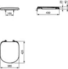 Ideal Standard Eurovit Siège de WC, Wrapover, Softclose, Anteprima dell’immagine prodotto 8