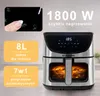 Frytkownica beztłuszczowa Air Fryer BERGMANN YA 7 programów Podgląd zdjęcia produktu 2