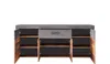 trendteam Salle de séjour Sideboard Indy Graphite Gris Voir les images du produit 3