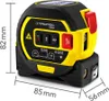 A TROTEC laser distance meter is shown with dimensions indicated. Produktbild-Vorschau