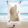 Mr. & Mrs. Panda Handtuch Hund Liebe - Weiß - Geschenk, Produktbild-Vorschau 2