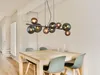 Globo Lighting Hängeleuchte Metall grau matt, 9x G9 LED Produktbild-Vorschau 1