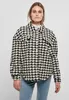 Urban Classics Ladies - Sherpa Overshirt houndstooth - S Produktbild-Vorschau 8