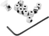 60er Pack Pin Keeper Pin Rücken Anstecker Verschluss 6 x 5 Produktbild-Vorschau 5