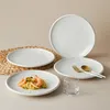 Teller set 4er Ø25,2 cm Keramik Speiseteller Dessertteller Produktbild-Vorschau 4