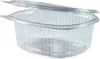 100x Feinkostbecher oval klar mit Deckel 500 ml (PET) Produktbild-Vorschau 1