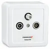 PremiumX PX3 Antennendose 3-Fach Enddose Antennen-Dose Produktbild-Vorschau 1