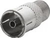 PremiumX 10x F-Adapter F-Quickstecker Kupplung TV Produktbild-Vorschau 2