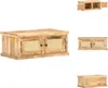 vidaXL Couchtisch 90x50x35 cm Massivholz Mango und Produktbild-Vorschau 1