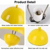 Lampe de table Alpinaluz SHIMO jaune en métal, lampe de Voir les images du produit 2