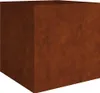 vidaXL květináč 80x80x80 cm Corten Steel Náhled obrázku produktu 1