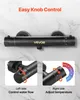 A black shower faucet with two inset images showing how to control water flow and temperature. Anteprima dell’immagine prodotto