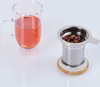 Relaxdays Teeglas, mit Edelstahl-Sieb, Bambusdeckel, Produktbild-Vorschau 6