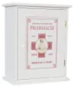 Clayre & Eef Medizinschrank 24x13x30 cm Weiß Holz Produktbild-Vorschau 1
