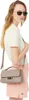LACOSTE Pelle borsa a tracolla Flap Crossover Bag Taupe Anteprima dell’immagine prodotto 6