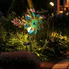 2er Set LED Solarleuchte, Glaskugel, Windrad, bunt Produktbild-Vorschau 4