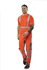 Planam Norit Warnschutz T-Shirt kurzarm Gr. 2XL orange Produktbild-Vorschau 2