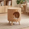 DOMKIET KATZE COSTWAY, rattanowy domek dla kota z Podgląd zdjęcia produktu 8