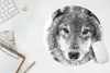 MuchoWow® Mauspad Mousepad Wolf im Winter in Schwarz und Produktbild-Vorschau 5