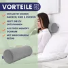 Nackenrolle mit Bezug - Kissenrolle - VERGLEICHSSIEGER  - Produktbild-Vorschau 2