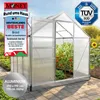 BRAST Gewächshaus Aluminium mit Fundament | 250x190x195cm Produktbild-Vorschau 1
