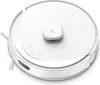 A white robot vacuum cleaner is shown from a top-down perspective against a white background. Náhled obrázku produktu